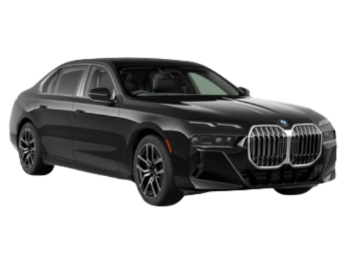Black BMW 7 series