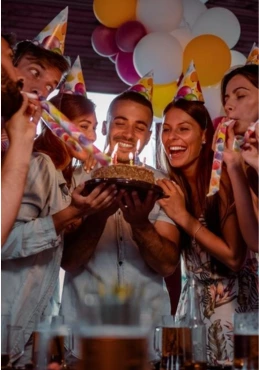 Boys and Girls celebrate birthday party