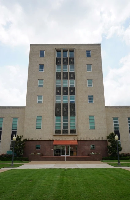 The Smith County Courthouse in Tyler, Texas